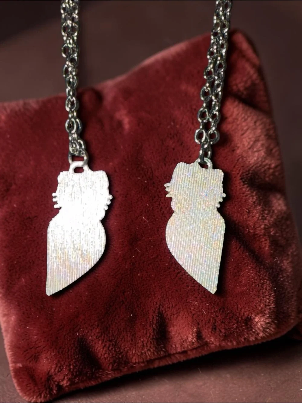 Best Friends Hello Kitty Split Heart Necklace Set | BFF Matching Necklaces